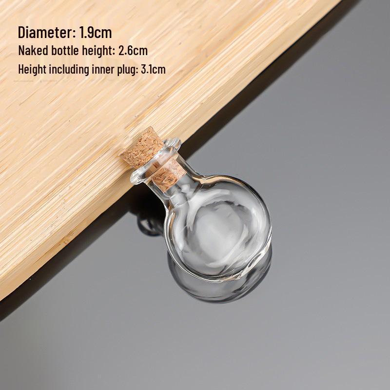 Golden Stars DIY Wishing Bottle - Mini Drift Glass Bottle with Cork Seal