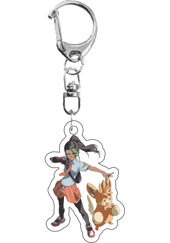 Anime Cartoons Acrylic Key Chain for Lance Lucy Cynthia Caitlin Steven Stone Acrylic Backpack Pendant Acrylic Key Buckle Pendant