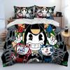 Cuphead E Mugman, Gioco 3D Nuovo Copripiumino Federa Set Biancheria da Letto Adulto Ragazzo Ragazza Decorazione Camera da Letto Bambini Singolo Matrimoniale Grande
