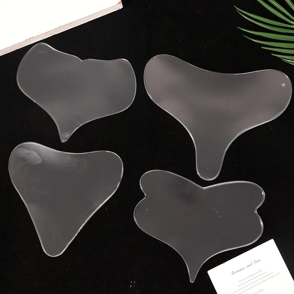 Wiederverwendbare Silikon Anti-Falten Brustpads Transparent Lifting Anti-Falten Selbstklebender Brustpatch Pflege Hautpflege-Werkzeuge Patches