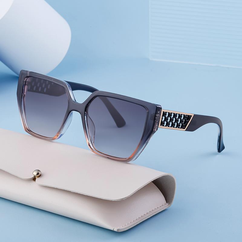 

Box Anti-Blue Sunglasses Women S Hollow Glasses Legs Sunglasses Men S Glasses