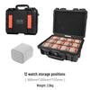 Luxury 12-Slot Watch & Jewelry Display Box for Home Collection