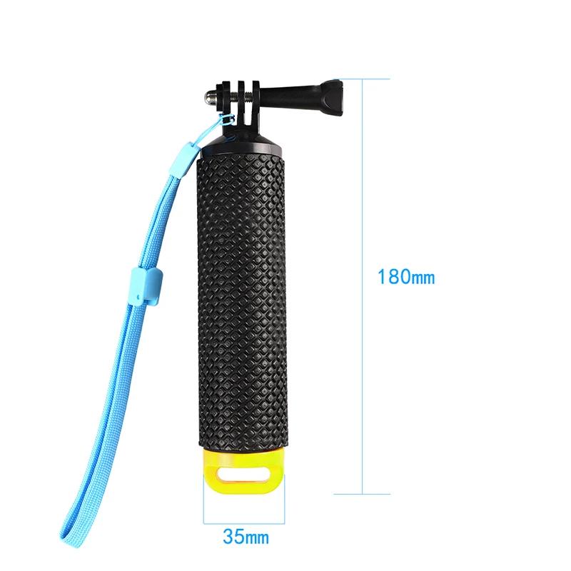 Sports Camera Buoyancy Rod Handle Holder for Gopro Hero 12 11 10 9 8 7 Xiaomi Yi SJ4000 DJI Osmo Float Handle Mount Accessories