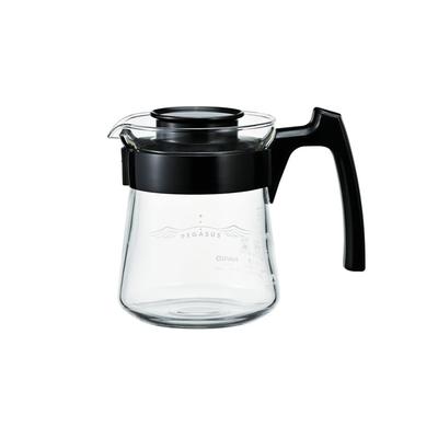 Servidor HARIO Pegasus 300 Apto para Micro-ondas 300ml Para Xícaras Preto Fabricado no Japão 1~2 PES-01-B