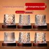 Luxury Rotating Whiskey & Brandy Glass Tumbler with Coaster