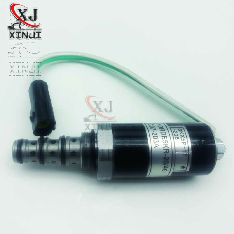Excavator Spare Parts SY135/335 Hydraulic Pump Solenoid Valve KDRDE5KR-20/40C07-203A SKX5P-17-208 For SANY
