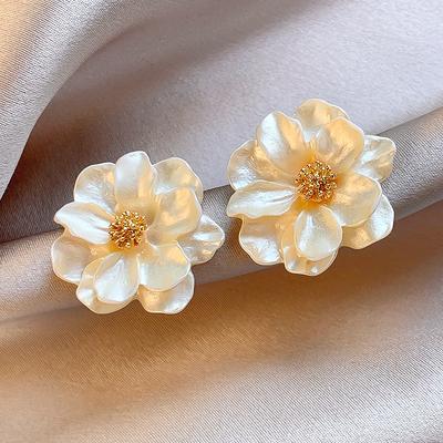Elegantné Živicové Náušnice Púpavky pre Ženy Sladké Jednoduché Kvetinové Náušnice Módne Kórejské Svadobné Romantické Šperky Darčeky