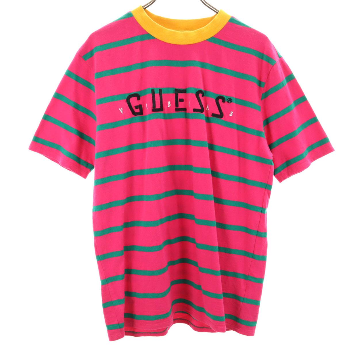 

Guess J BALVIN collaboration Border Pattern Short sleeve T-shirt Vibras Men s Used