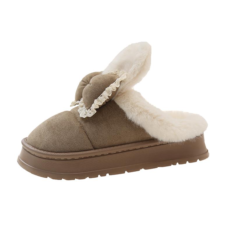 Fashion New Winter Snow Boots for Women with Interesting Design Flat-soled Fashion Set-foot Students' Furry Cotton Shoes