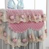 Lace Dustproof Protective Cover Floral Style Home Decoration Washing Machine Cover 4 Color Random Washable 60*60*85Cm Decoration