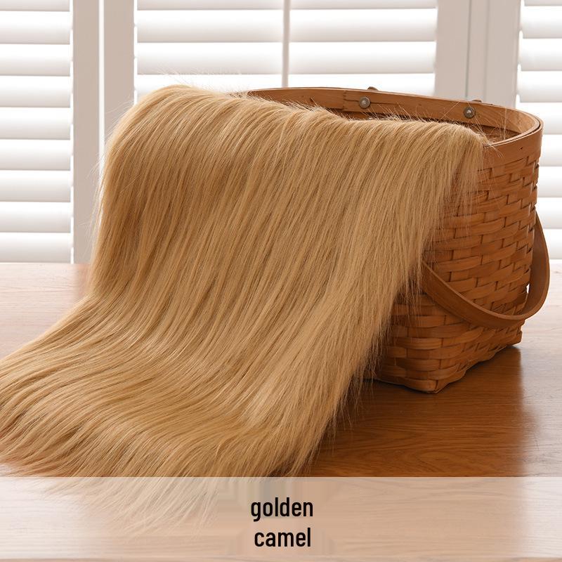 12cm Long Pile Faux Fur Fabric for Cosplay and Fursuit Toys