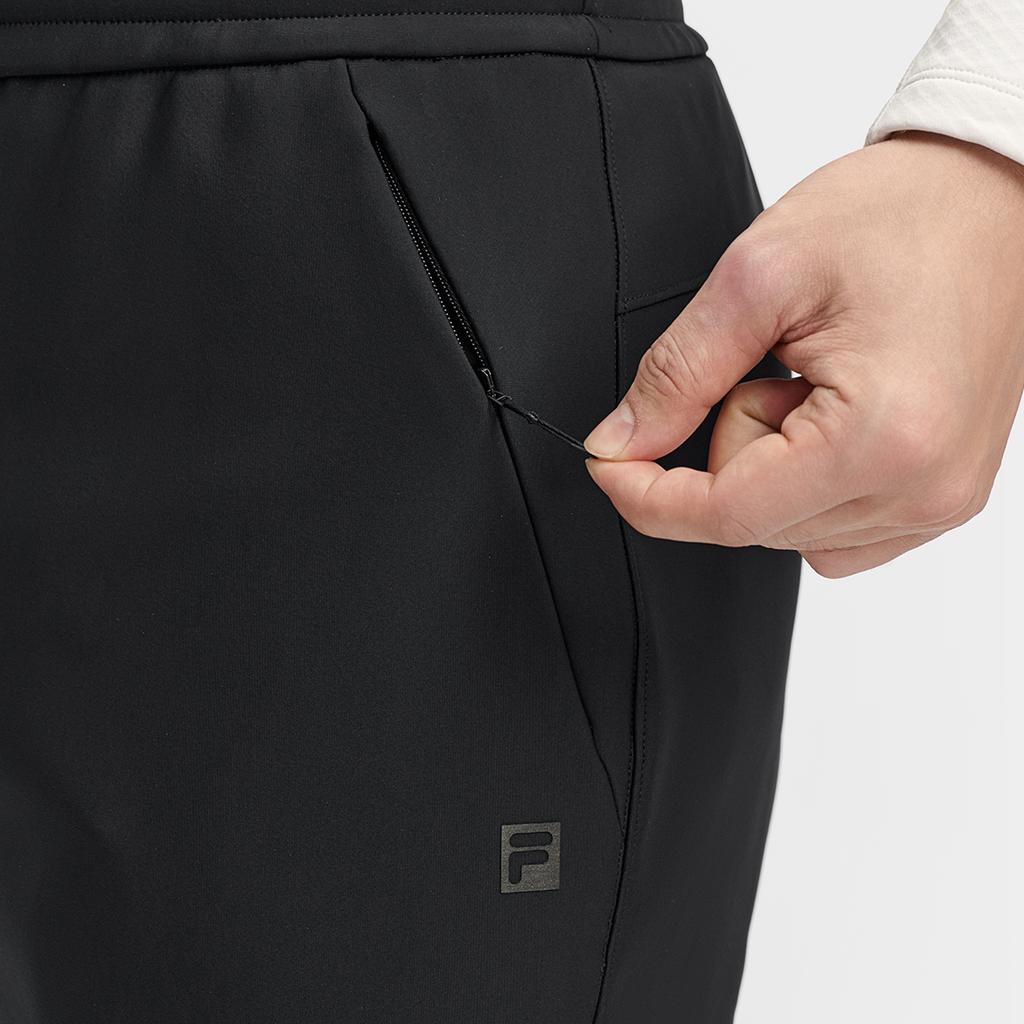 Fila A.P. Simple Casual Training Versatile Comfortable Knitted Sports Pants Men Bottoms Deep-Black A11M611603FBK