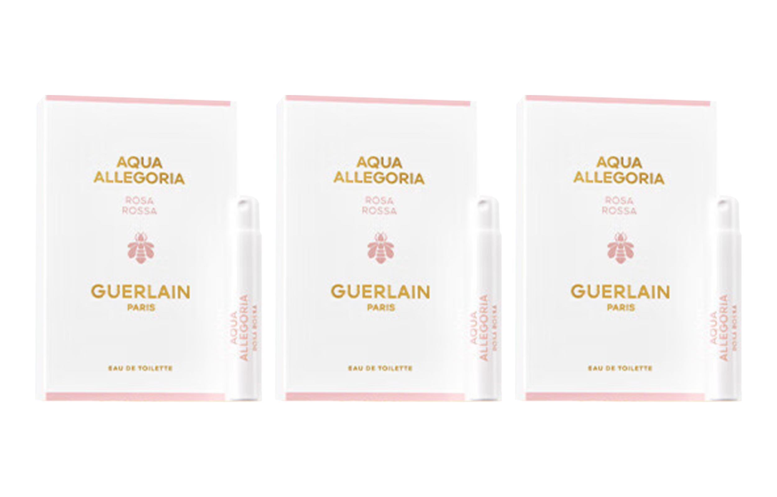 GUERLAIN Rose Perfume Sample Pack Eau De Toilette Litchi Black Grape 1ml 1ml*3
