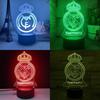 Wekity Led 3d Night Light Illusion Lamp 16 Colour Change Decor Lamp Gifts Kids