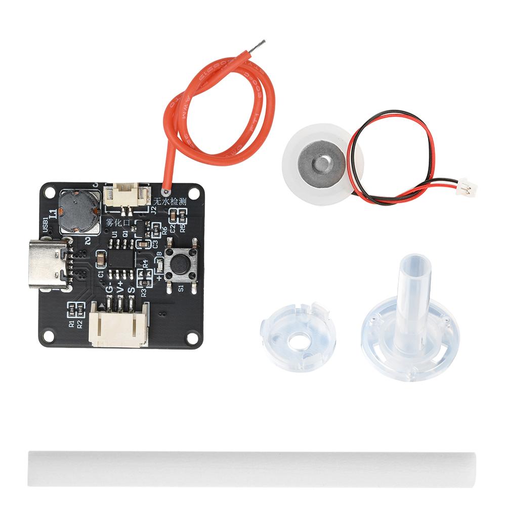 Type-C USB Mini Humidifier DIY Kits Mist Maker and Driver Circuit Board Humidification Module Supports Single-Chip Programming