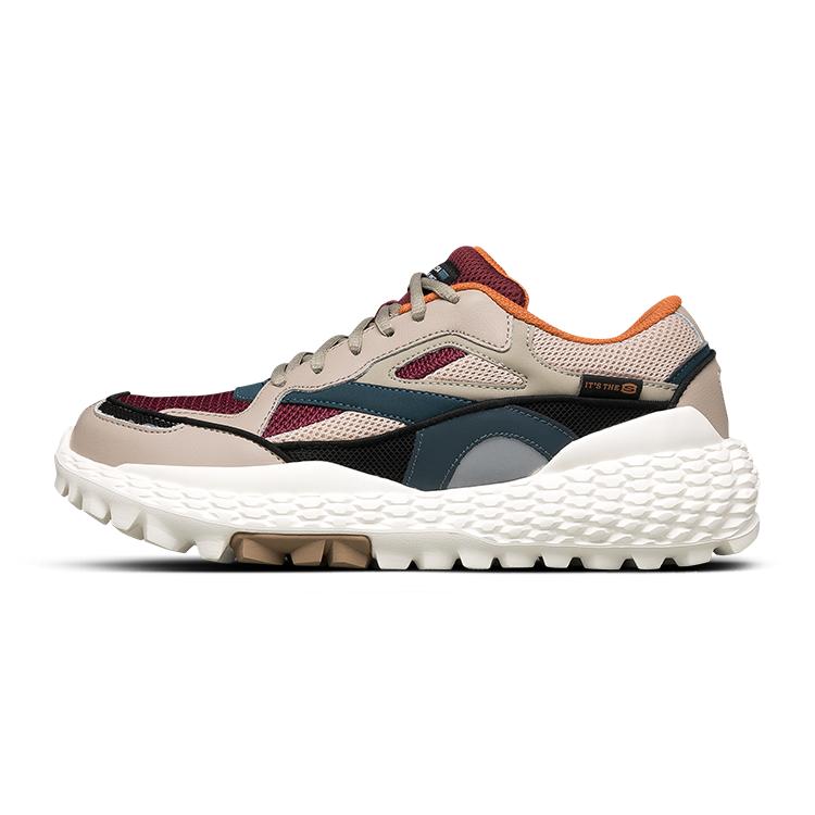 Skechers Удобные Универсальные Прочные Беговые Кроссовки Мужские Кроссовки Серый Мультиколор 51942-TPMT 40