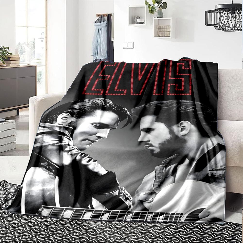 Elvis Presley Blanket Soft Warm Cozy Suitable For Office Bed Office Chair For All Occasions Stylish Decor Gift For Travel Home Birthdays