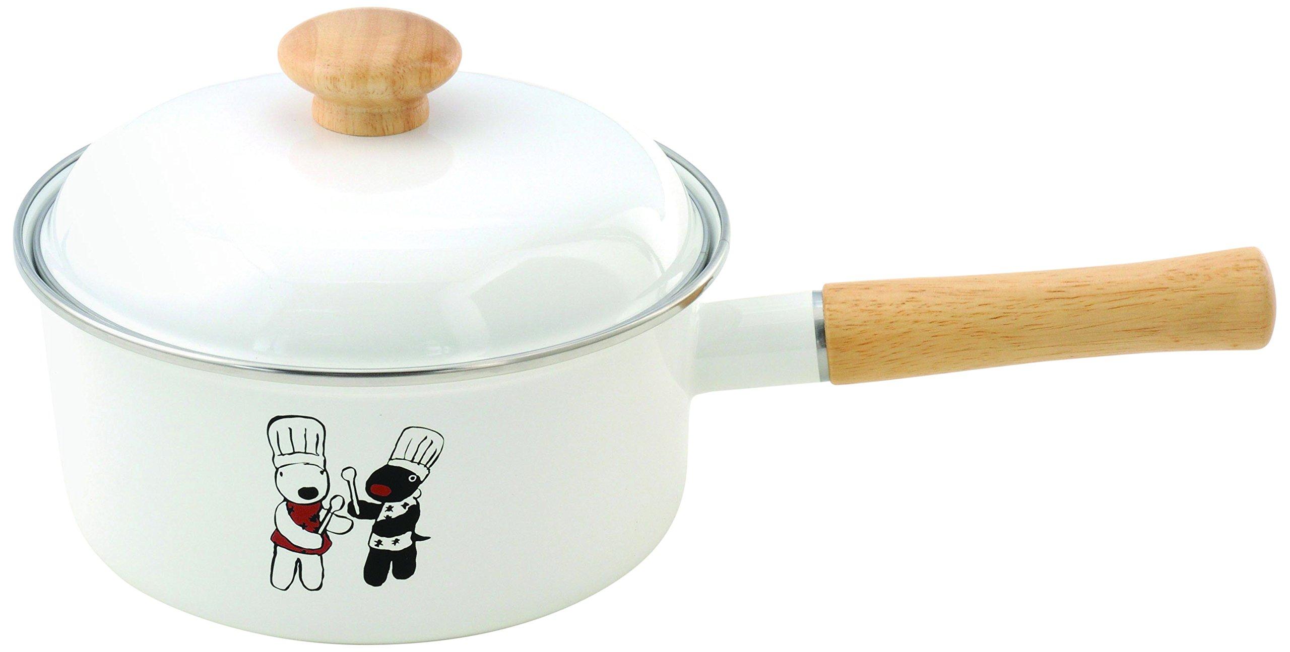 

Эмалированный соусник Asahi Lisa and Gaspard 18 см Lg33 белый