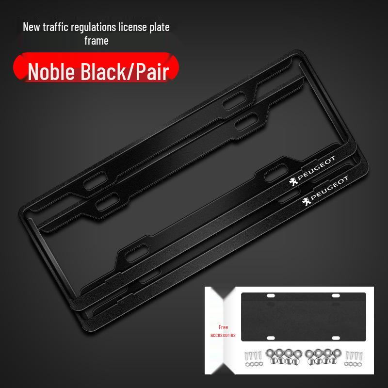 Compatibele kentekenplaathouder voor Peugeot modellen 408, 508L, 3008, 4008, 5008, 408X.