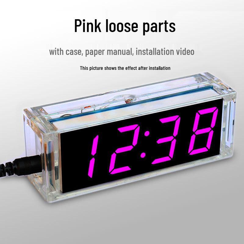 DIY Nixie-Röhren Siebenfarben-Uhr Bausatz: Elektronische Lötpraxis & Alarmzubehör