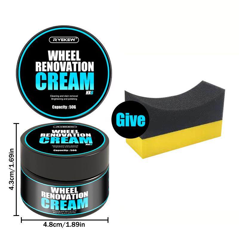 Péče o pneumatiky: Lešticí a ochranný krém pro černění, rozjasnění a vodoodpudivý povlak