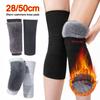 Faux Rabbit Fur Thermal Knee Sleeves Elastic Knit Fleece Knee Pads Knee Warmers  Outdoor Activities