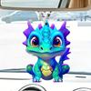 Cartoon Colorful Acrylic Rearview Mirror Decorative Pendant For Car Accessory Interior