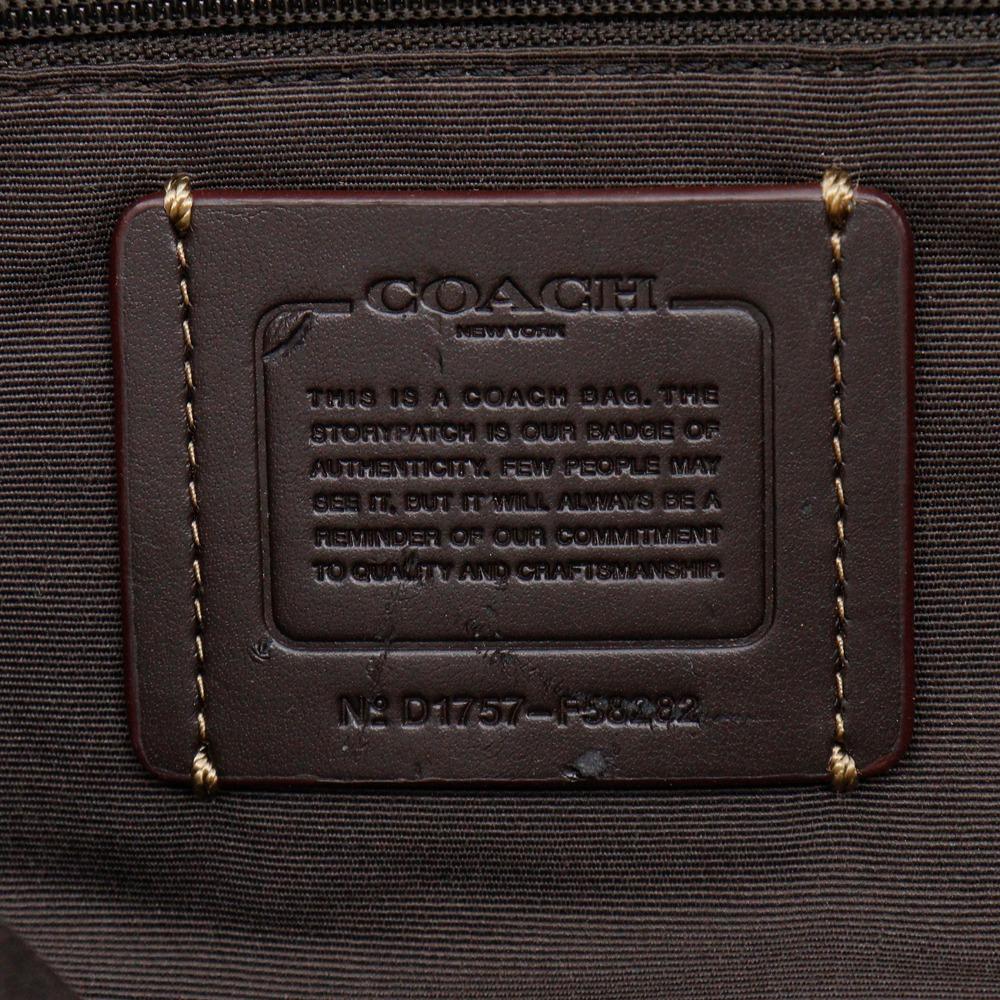 COACH Signature Tote Bag F58282 Brown canvas Women Used