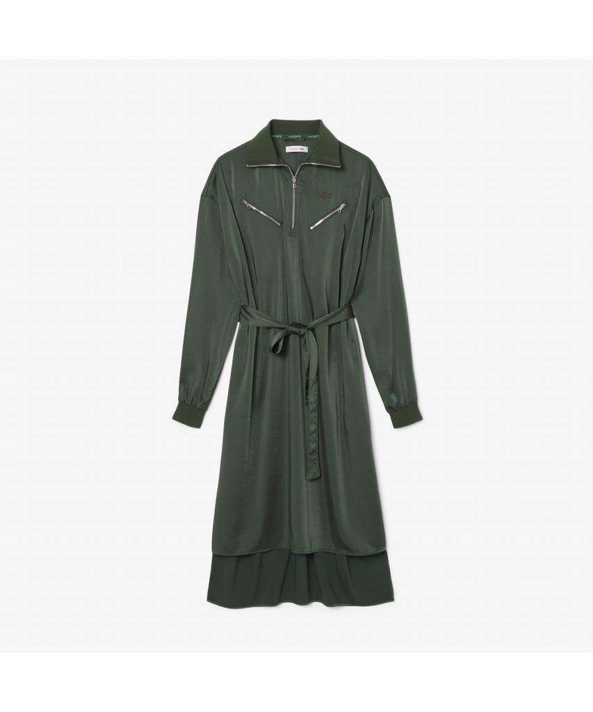 LACOSTE Women'S Fluid Zipper Detail Dress Ef9776-55G Hcf