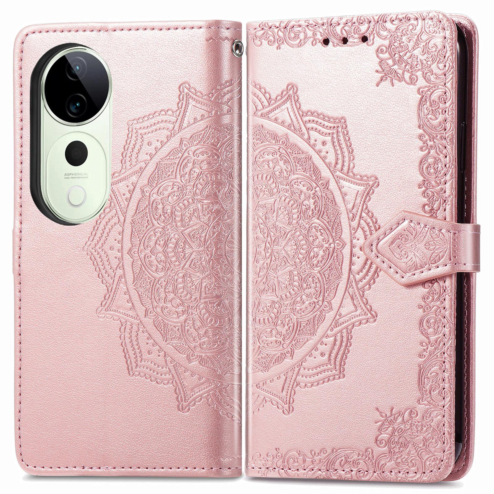 For vivo T3 Ultra 5G Wallet Case Mandala Flower Leather Phone Cover Stand View