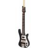5.51" Wooden String Miniature Electric Bass Guitar Hanging Ornament Mini Musical Trument Replica Music Birthday Gifts Holiday Tree Home Decorations