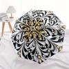 Elegant Floral Mandala  DecorUmbrella, Portable 3-Fold Compact Umbrella,Christmas Gift ES618