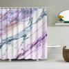 Cartoon Animals Elephant Flamingo Bathroom Curtains Waterproof Polyester Flowers Plant Printed Shower Curtains With 12 Hooks