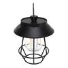 Camping Lantern Waterproof USB Rechargeable 3 Modes Handheld Vintage Lantern with Metal Hook for Outdoor Camping Black