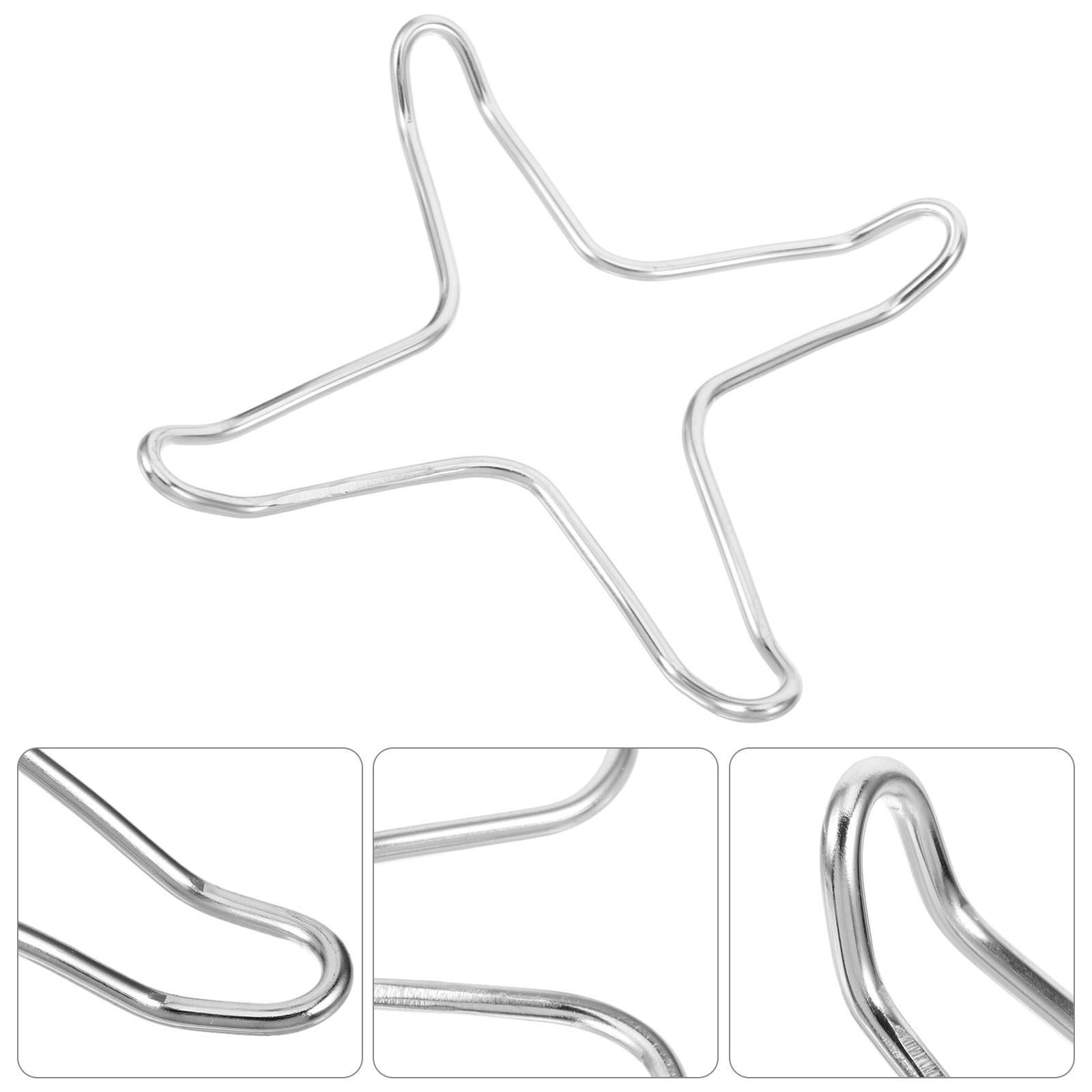 

Подставка для газовой плиты Подставка для сковороды Кухонные принадлежности Подставка для сковороды Газовая плита Подставка для маленькой сковороды Решетка для сковороды Решетка для духовки серебряный