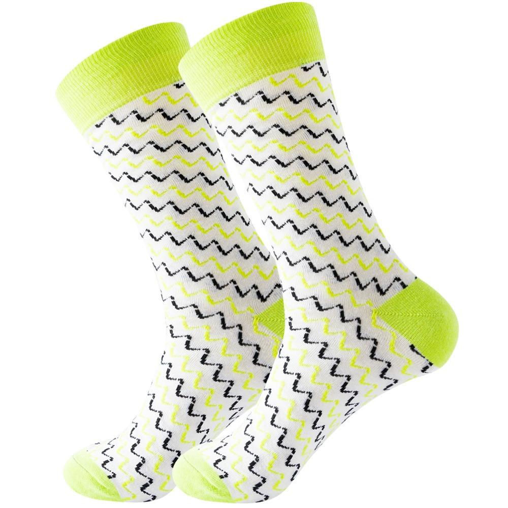 Striped multicolor street skateboarding funny socks for men and women