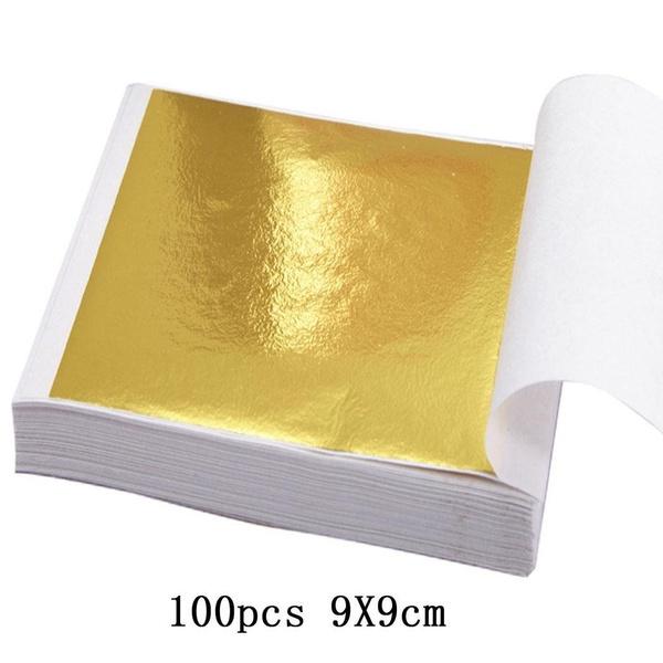 Exquisites Blattgold-Kunstdesign mit vergoldetem Rahmen für DIY-Dekorationsprojekte