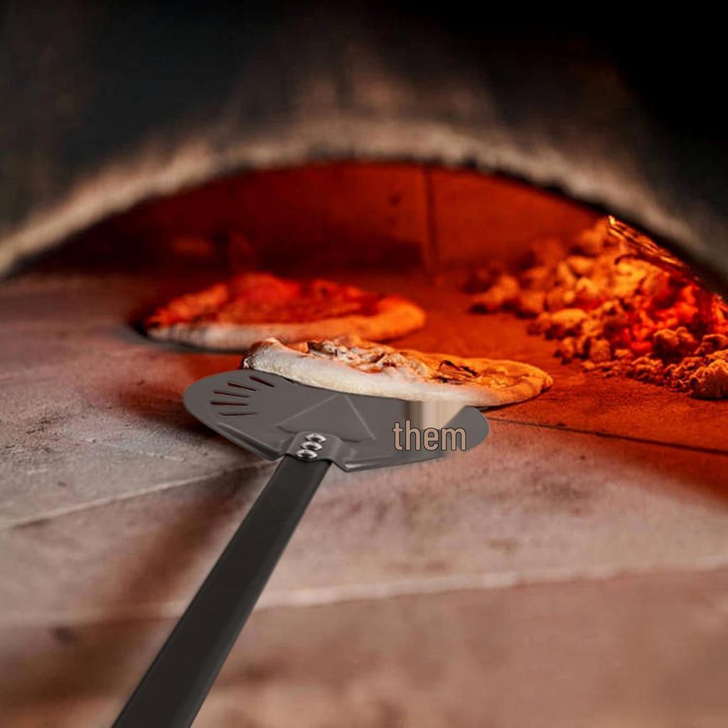 Enhanced Thick Aluminum Pizza Peel for Commercial Ovens