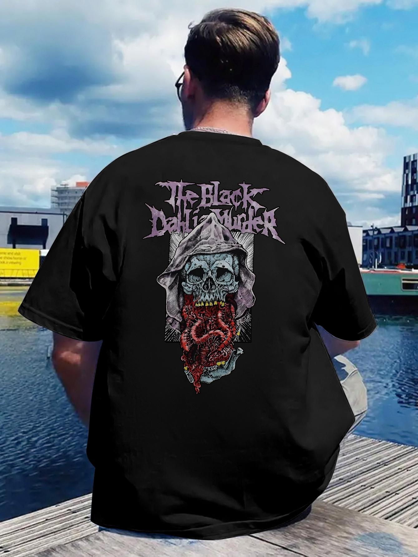 Retro Rock Band Print T-shirt S
