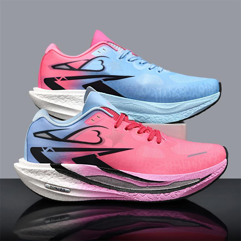 

35-44 Real explosive carbon board men s and women s new sports shoes 2025 spring and summer lightweight soft-soled sports running shoes 35