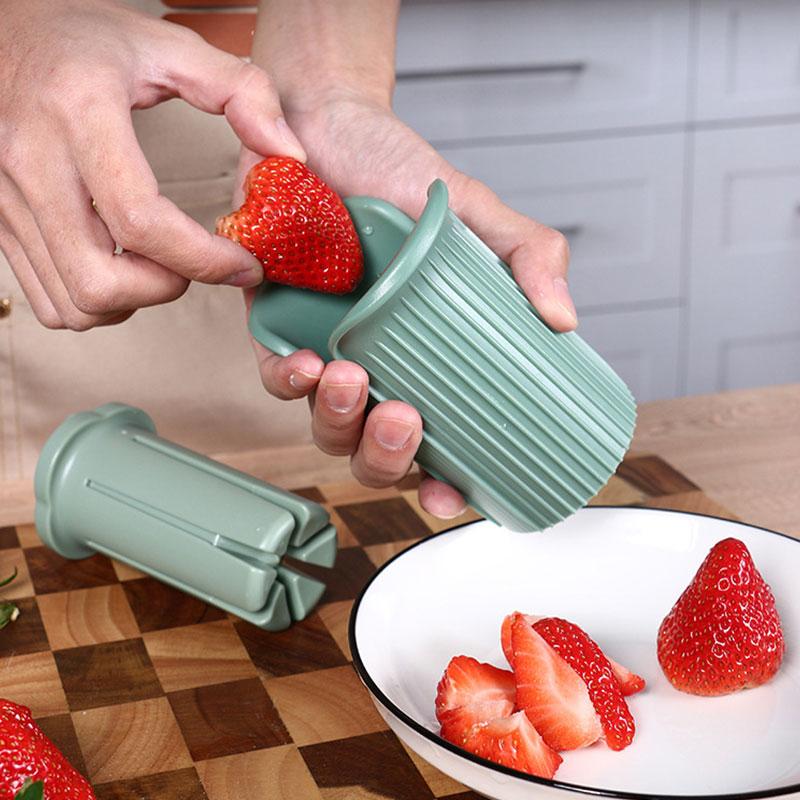 Multifunction Vegetable Fruit Divider Slicer Cutter Carrot Cucumber Grater Cutter Strawberry Huller Corer Tools Kitchen Gadget