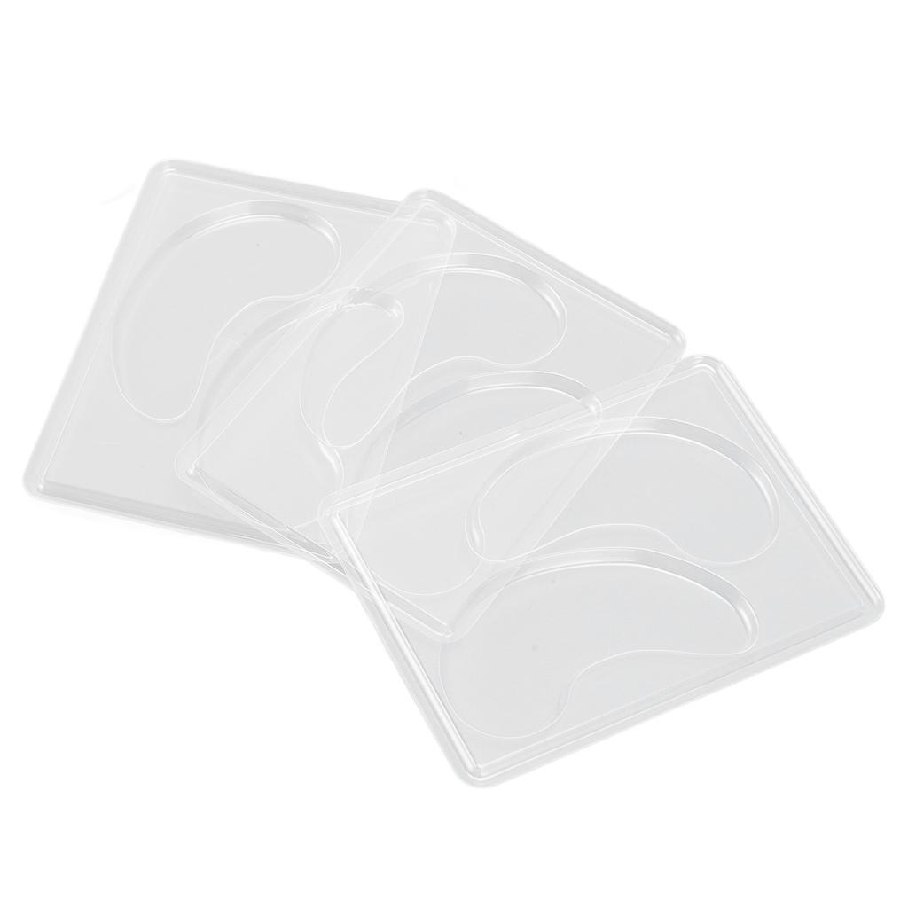 24 Pairs Under Eye Patches Mold Plastic Transparent Eye Patch Molds Tray for Facial Mask Machine