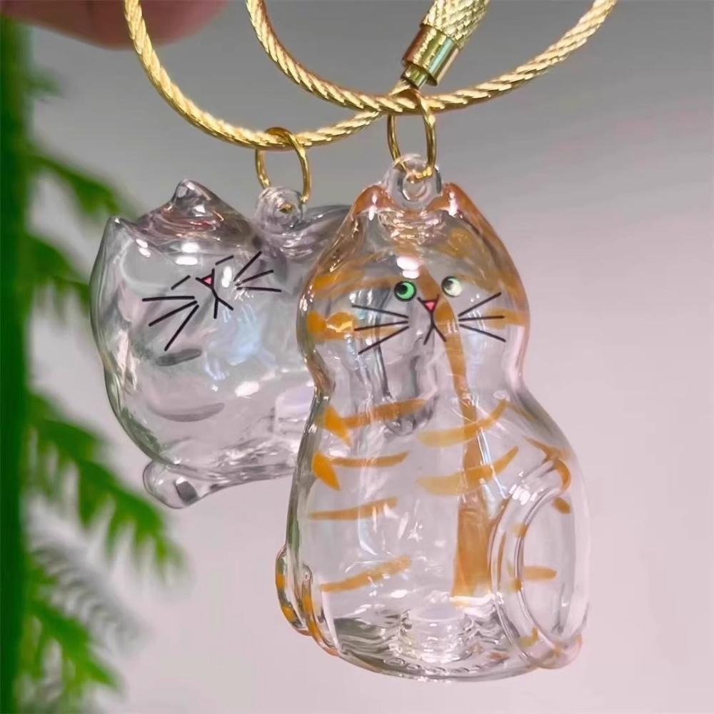 Transparent Cat Hair Storage Box Pet Fur Keepsake Capsule For DIY Crafts Memorial Gift For Pet Lovers Home Display Handmade Deco