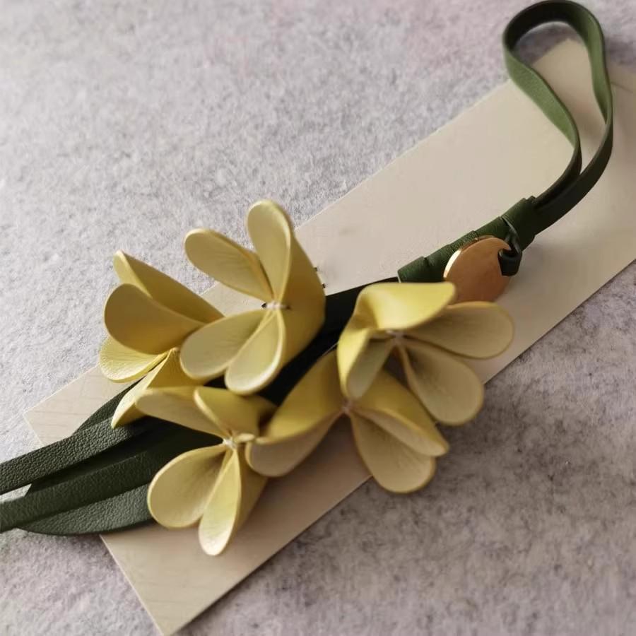 Osmanthus Pendant: Handmade Chinese Style Keychain & Bag Charm