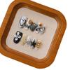 Hand-Painted 3D Embossed Retro Metal Nail Art Tips - Mixed Style, High-End Wearable Stickers
