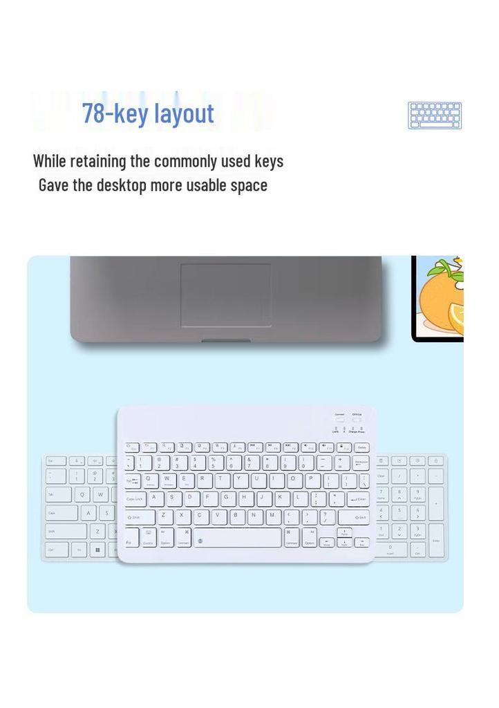 Universal Wireless Keyboard & Mouse Set for iPad, Mobile Phones, Tablets – Portable Magic Control