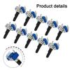 10Pcs RK12 Potentiometers For Audio B10K B20K B50K B100K 6 Pin Control