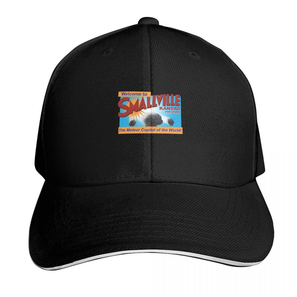 Smallville TShirtThe Meteor Capital of the World Baseball Cap Fishing Cap Luxury Brand New In The Hat Unique Hats FeUnisex Unisexs