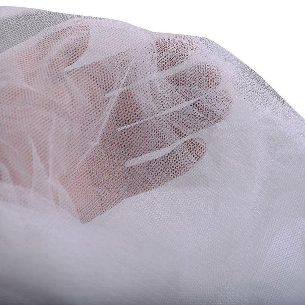 Net Curtains for Bed Room Polyester Canopy Net Four Opening Bed Tent Privacy Curtain for Bunk and Double Bed