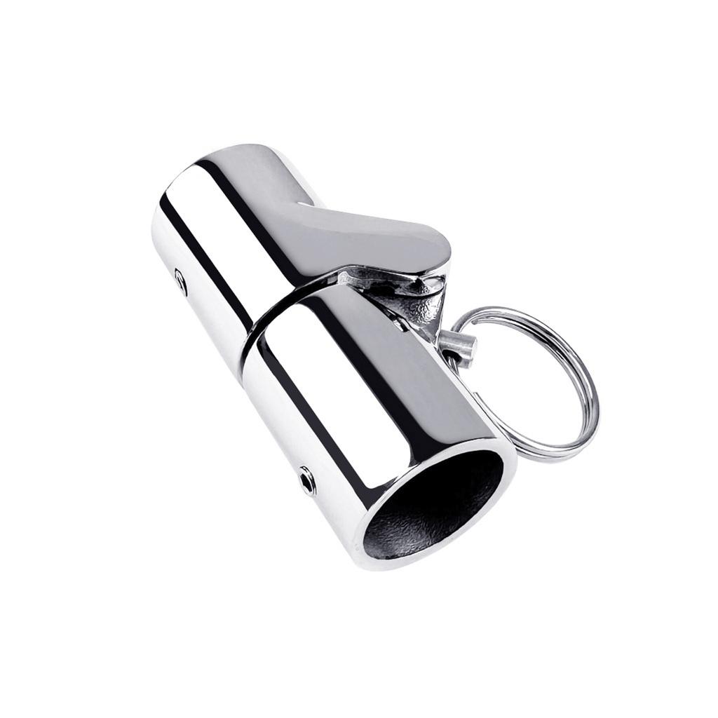 Smooth Surfaces Polished Pipe Connector 180 Degree Foldable Pipe Joint Simple Installs for Foldable Awnings & Bimini Top